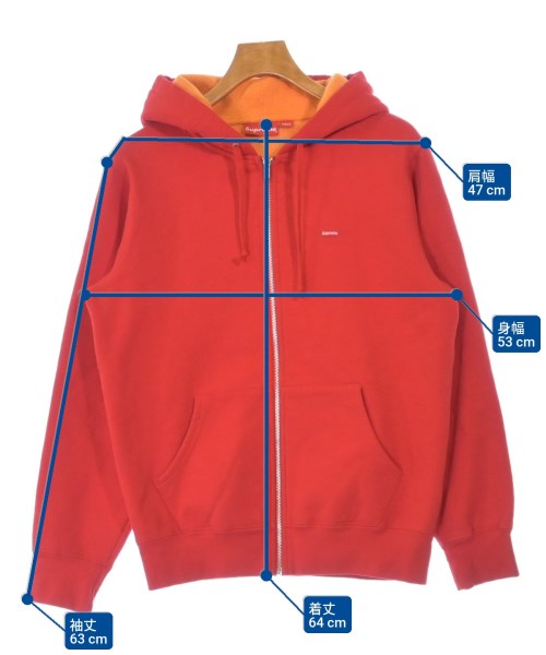 Supreme（シュプリーム）パーカー 赤 サイズ:S メンズ/2200651143035