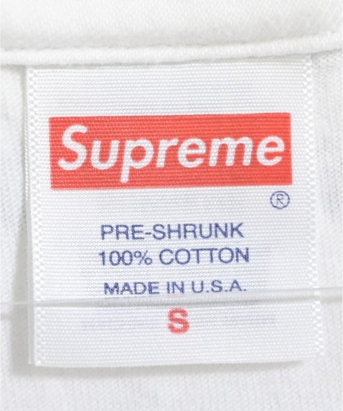 Supreme（シュプリーム）Tシャツ・カットソー 白 サイズ:S メンズ/2200642946102