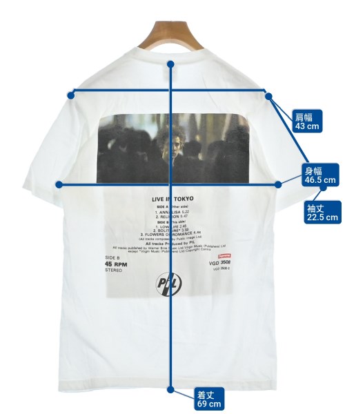 Supreme（シュプリーム）Tシャツ・カットソー 白 サイズ:S メンズ/2200642946102