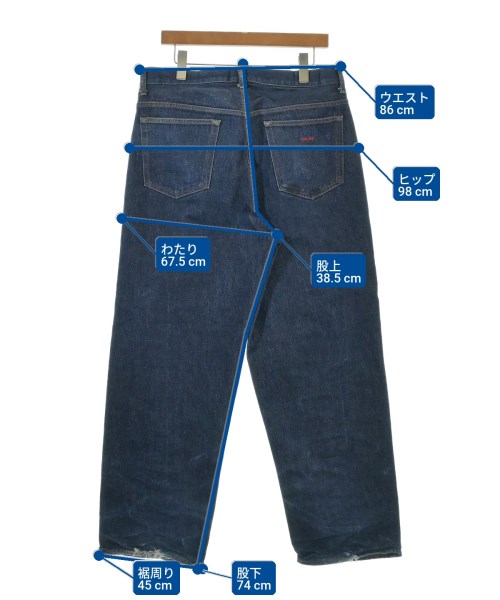 Supreme（シュプリーム）デニムパンツ 紺 サイズ:32(L位) メンズ/2200651272018