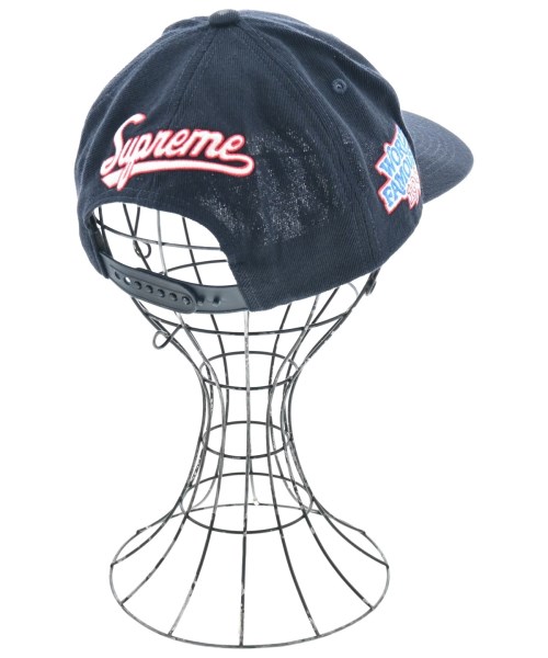 Supreme（シュプリーム）キャップ 紺 サイズ:- メンズ/2200651272032