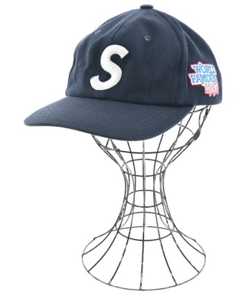 Supreme（シュプリーム）キャップ 紺 サイズ:- メンズ/2200651272032
