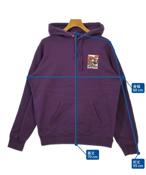 Supreme（シュプリーム）パーカー 紫 サイズ:M メンズ/2200652007169