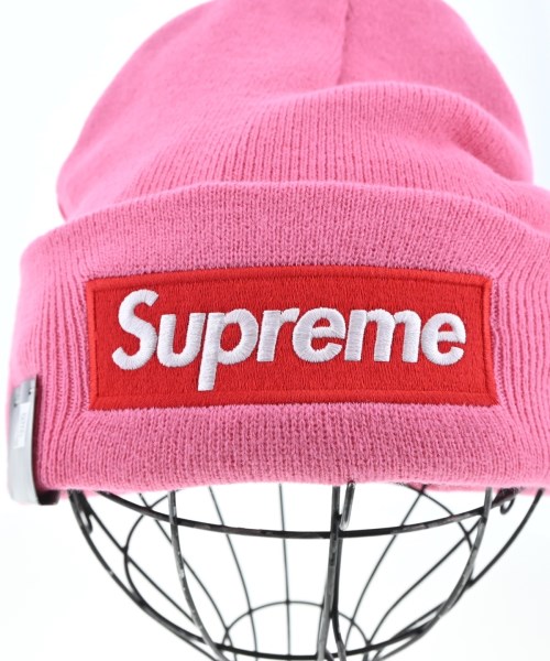 Supreme（シュプリーム）ニットキャップ・ビーニー ピンク サイズ:ONE メンズ/2200652064124