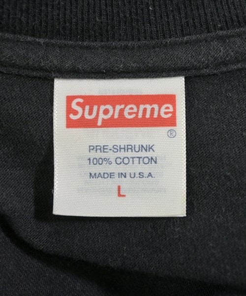 Supreme（シュプリーム）Tシャツ・カットソー 黒 サイズ:L メンズ/2200652262131