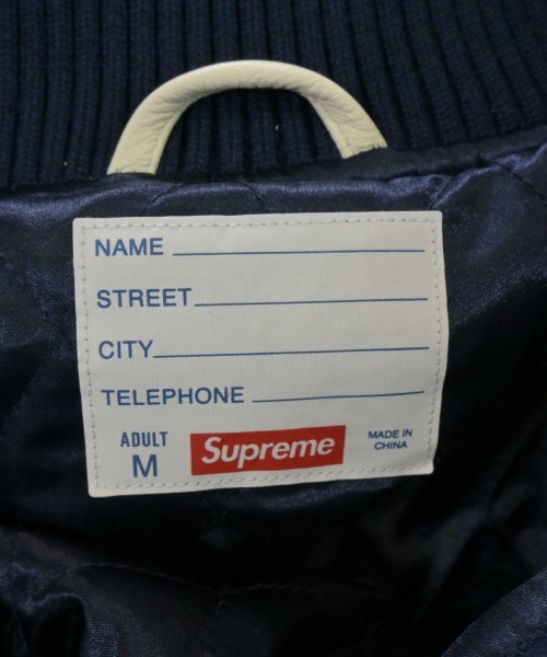 Supreme（シュプリーム）スタジャン 紺 サイズ:M メンズ/2200652452051