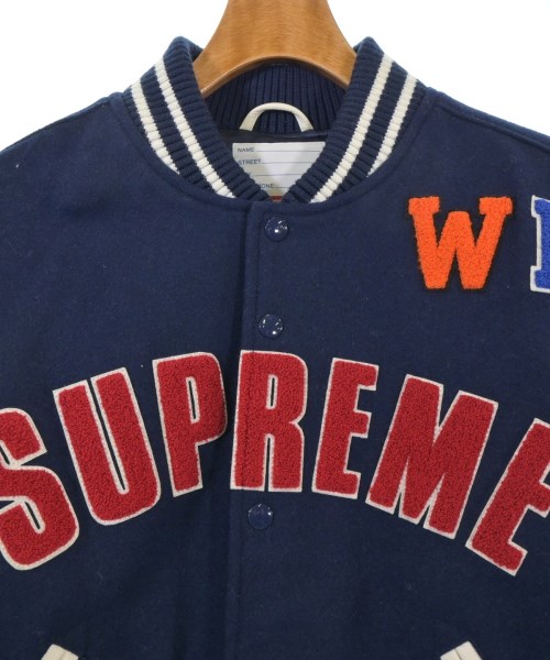 Supreme（シュプリーム）スタジャン 紺 サイズ:M メンズ/2200652452051