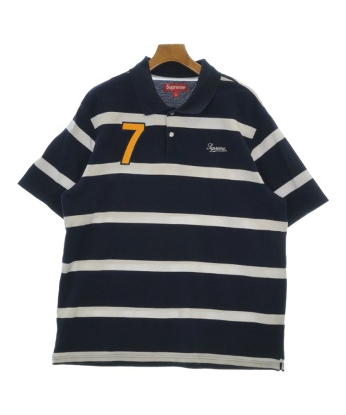 Supreme(シュプリーム)ポロシャツ 紺 サイズ:L/2200652452167