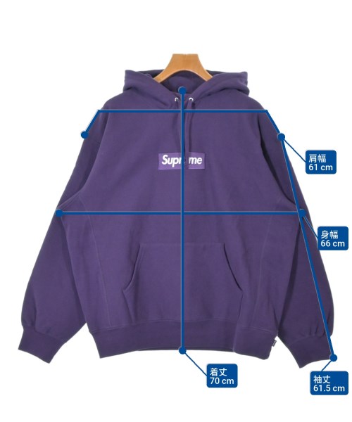 Supreme（シュプリーム）パーカー 紫 サイズ:L メンズ/2200652454093