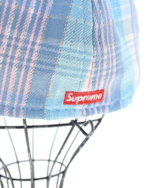 Supreme（シュプリーム）キャップ 青 サイズ:58.7cm メンズ/2200652642179
