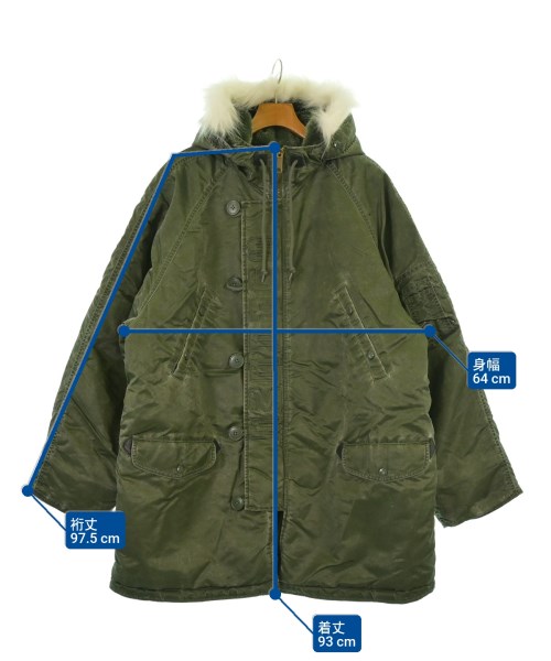 Supreme（シュプリーム）モッズコート カーキ サイズ:L メンズ/2200652263015