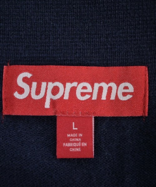Supreme（シュプリーム）カーディガン 紺 サイズ:L メンズ/2200652263060