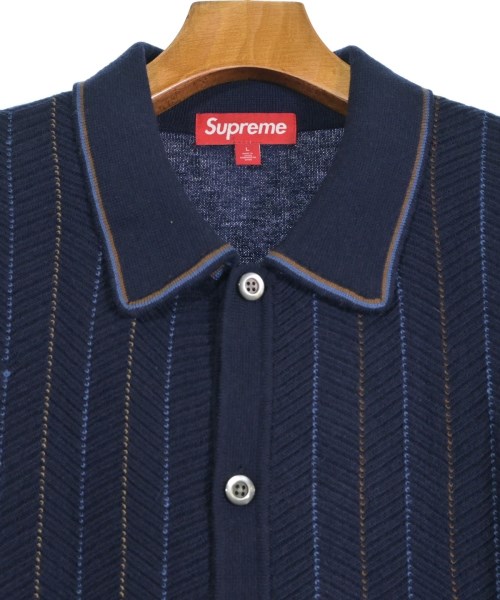 Supreme（シュプリーム）カーディガン 紺 サイズ:L メンズ/2200652263060