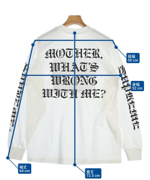 Supreme（シュプリーム）Tシャツ・カットソー 白 サイズ:M メンズ/2200652263091