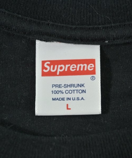 Supreme（シュプリーム）Tシャツ・カットソー 黒 サイズ:L メンズ/2200653205120