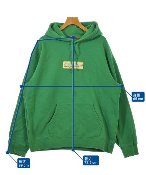 Supreme（シュプリーム）パーカー 緑 サイズ:XL メンズ/2200653520056