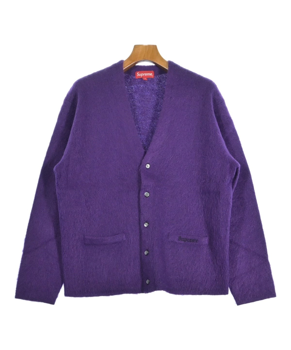 Supreme（シュプリーム）カーディガン 紫 サイズ:M メンズ