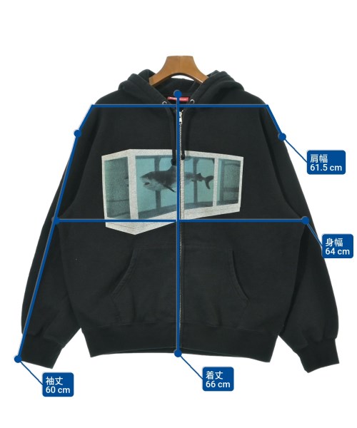 Supreme（シュプリーム）パーカー 黒 サイズ:M メンズ/2200651588065
