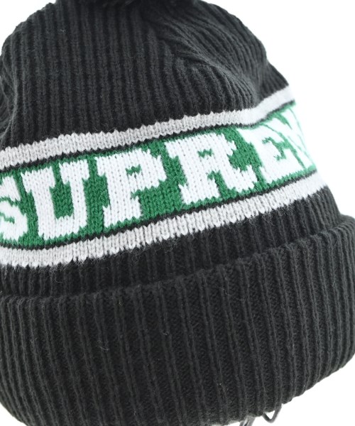 Supreme（シュプリーム）ニットキャップ・ビーニー 黒 サイズ:58 メンズ/2200702028113