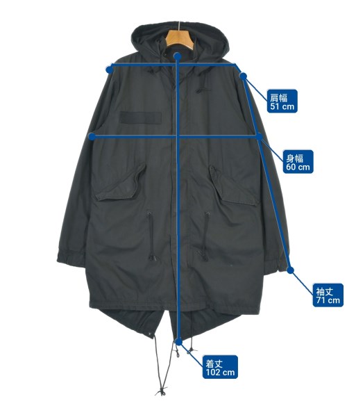 Supreme（シュプリーム）モッズコート 黒 サイズ:M メンズ/2200702681011