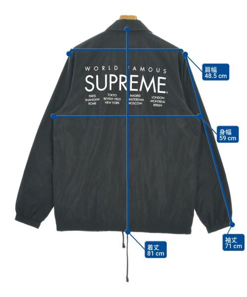 Supreme（シュプリーム）ブルゾン 黒 サイズ:M メンズ/2200702681028