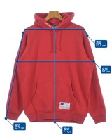 Supreme（シュプリーム）パーカー 赤 サイズ:L メンズ/2200698443013