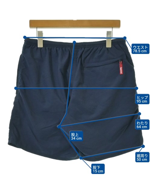 Supreme（シュプリーム）ショートパンツ 紺 サイズ:M メンズ/2200702936050