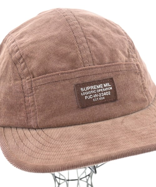 Supreme（シュプリーム）キャップ 茶 サイズ:- メンズ/2200703125040