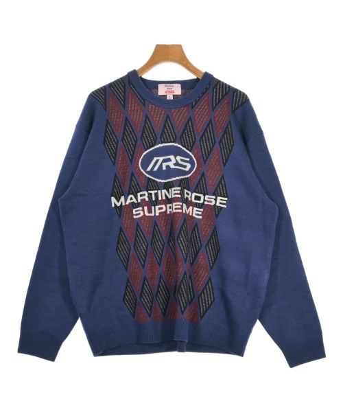 Supreme（シュプリーム）ニット・セーター 紺 サイズ:XL メンズ/2200703280015