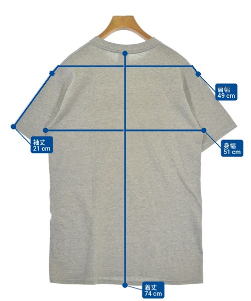 Supreme（シュプリーム）Tシャツ・カットソー グレー サイズ:M メンズ/2200703339034