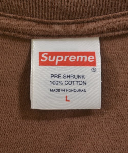 Supreme（シュプリーム）Tシャツ・カットソー 茶 サイズ:L メンズ/2200703412010