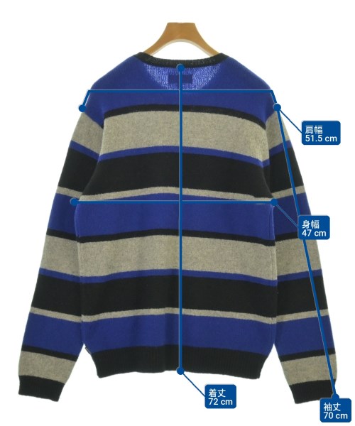 Supreme（シュプリーム）ニット・セーター 青 サイズ:XL メンズ/2200697863010