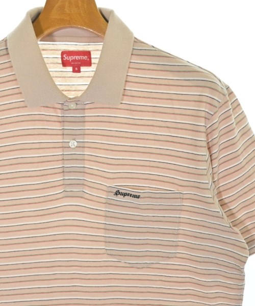 Supreme（シュプリーム）ポロシャツ ベージュ サイズ:S メンズ/2200701293017