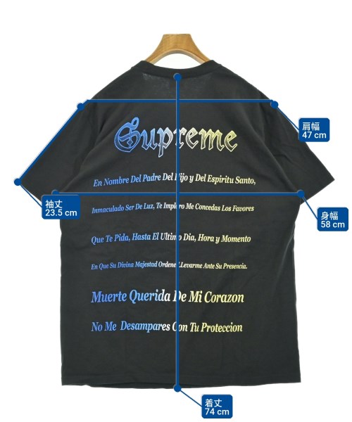 Supreme（シュプリーム）Tシャツ・カットソー 黒 サイズ:L メンズ/2200704047037