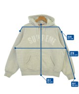 Supreme（シュプリーム）パーカー グレー サイズ:S メンズ/2200704627017