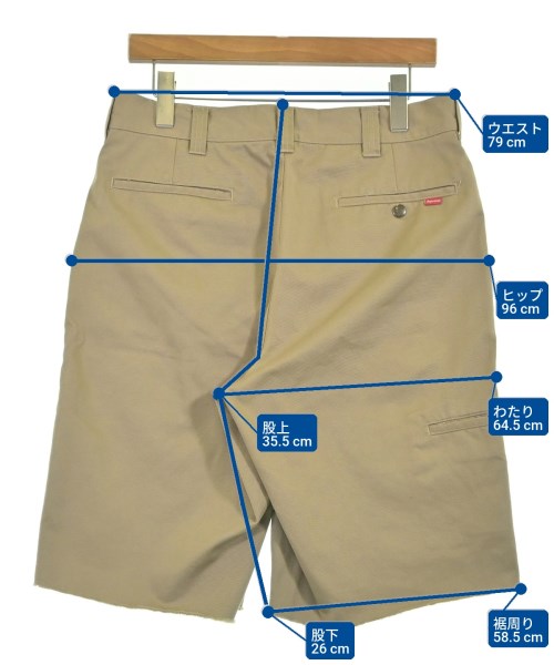Supreme（シュプリーム）ショートパンツ ベージュ サイズ:30(M位) メンズ/2200704724020