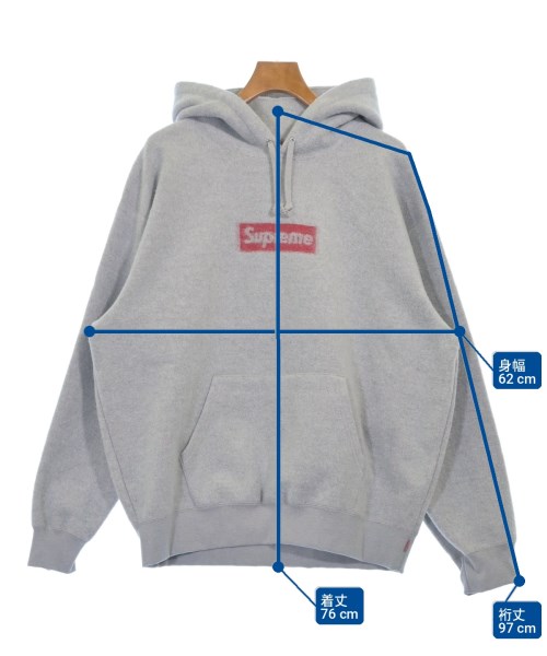 Supreme（シュプリーム）パーカー グレー サイズ:L メンズ/2200704577039