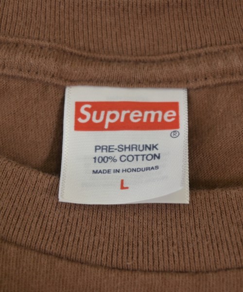 Supreme（シュプリーム）Tシャツ・カットソー 茶 サイズ:L メンズ/2200704865051