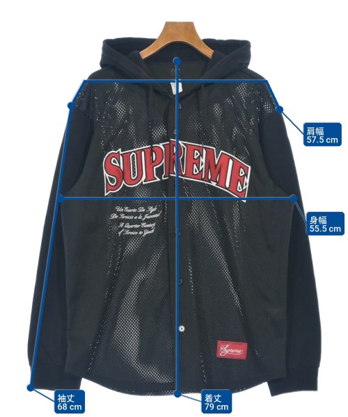 Supreme（シュプリーム）カジュアルシャツ 黒 サイズ:XL メンズ/2200704923188