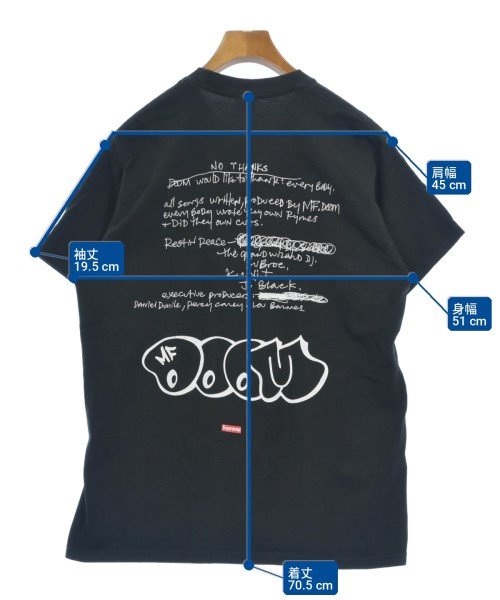 Supreme（シュプリーム）Tシャツ・カットソー 黒 サイズ:M メンズ/2200705684040