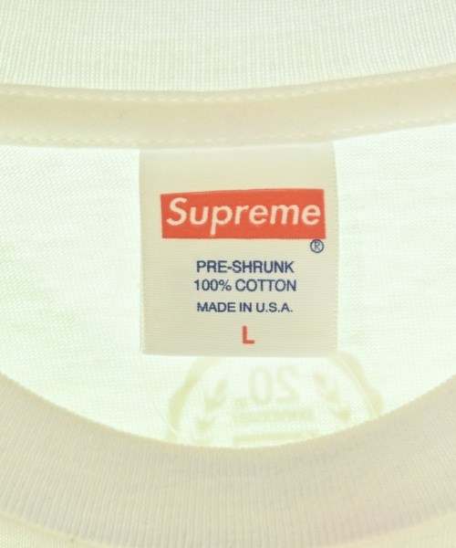 Supreme（シュプリーム）Tシャツ・カットソー 白 サイズ:L メンズ/2200704607156