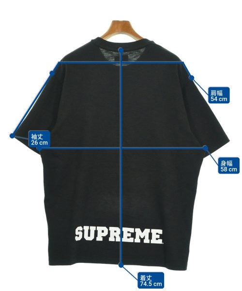 Supreme（シュプリーム）Tシャツ・カットソー 黒 サイズ:L メンズ/2200706529050