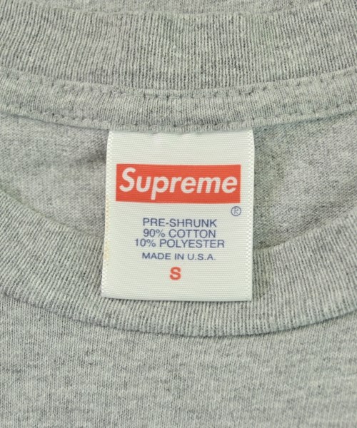 Supreme（シュプリーム）Tシャツ・カットソー グレー サイズ:S メンズ/2200706699012