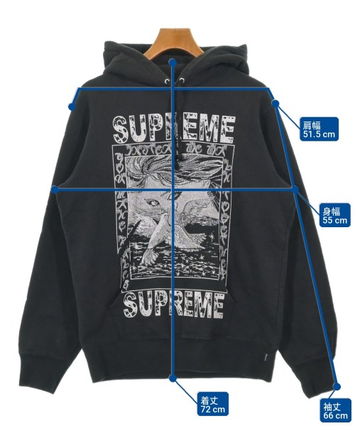 Supreme（シュプリーム）パーカー 黒 サイズ:M メンズ/2200705804028
