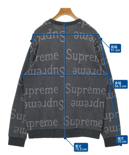 Supreme（シュプリーム）スウェット グレー サイズ:L メンズ/2200705804042