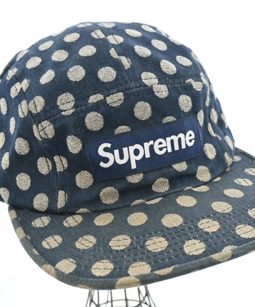 Supreme（シュプリーム）キャップ 紺 サイズ:- メンズ/2200705407175