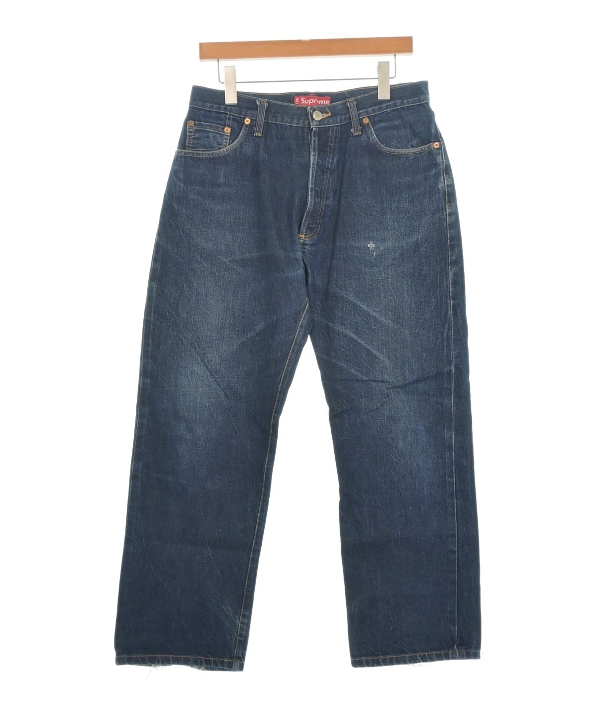 Supreme（シュプリーム）デニムパンツ 紺 サイズ:34(XL位) メンズ