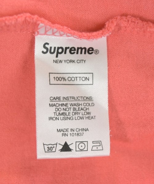 Supreme（シュプリーム）Tシャツ・カットソー ピンク サイズ:L メンズ/2200705450034