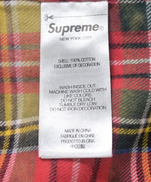 Supreme（シュプリーム）カジュアルシャツ 赤 サイズ:L メンズ/2200707760094