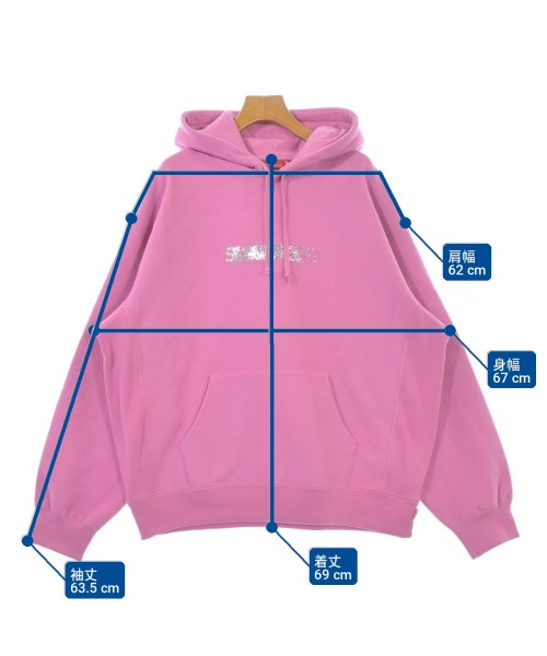 Supreme（シュプリーム）パーカー ピンク サイズ:L メンズ/2200707760124